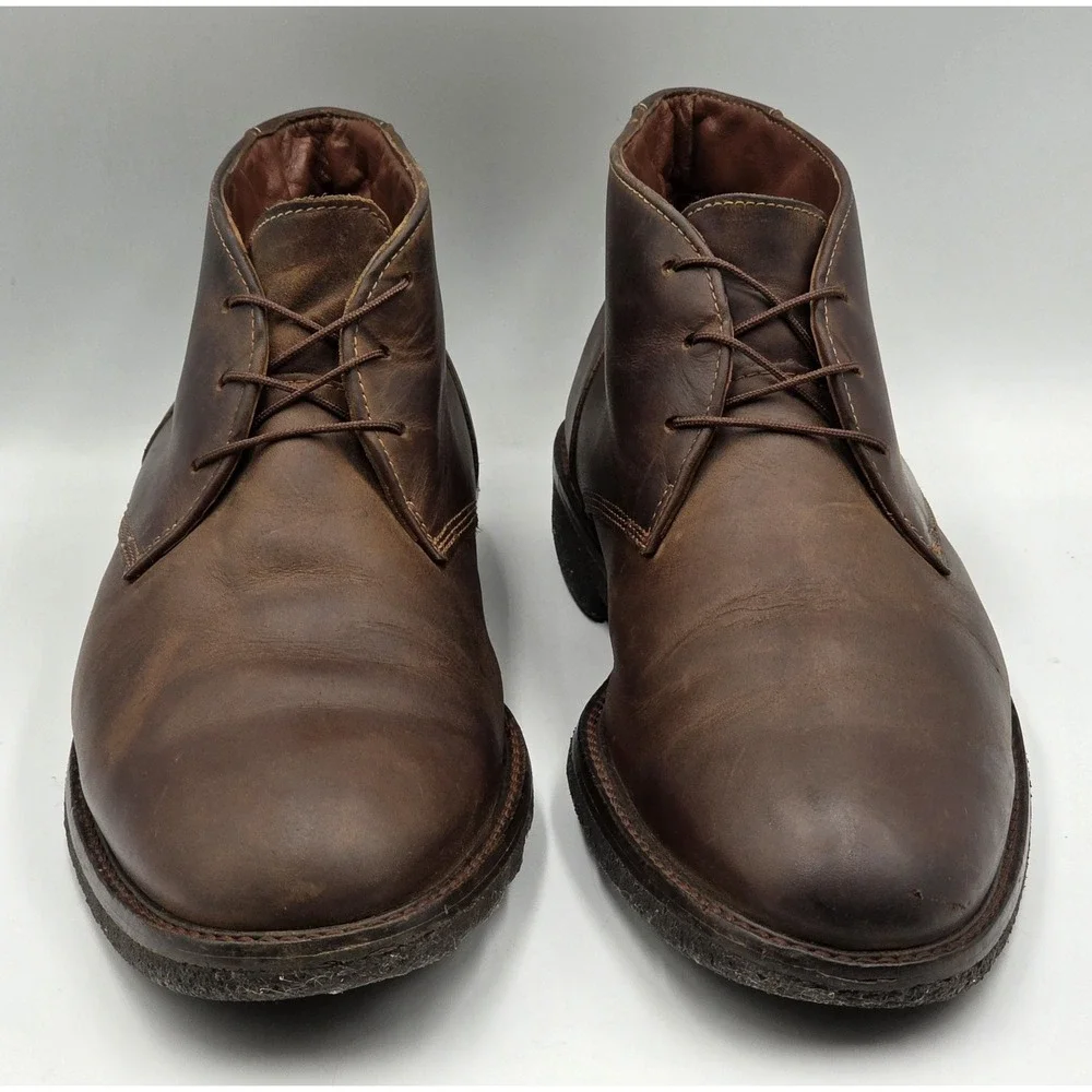 Johnston & Murphy Copeland Chukka Boots Brown Leather Mens 9.5M India